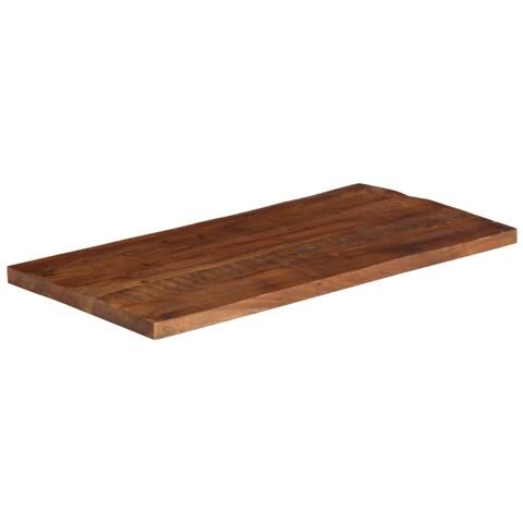 Piano Tavolo 100x70x2,5 cm Rettangolare in Massello di Recupero - Foto 2