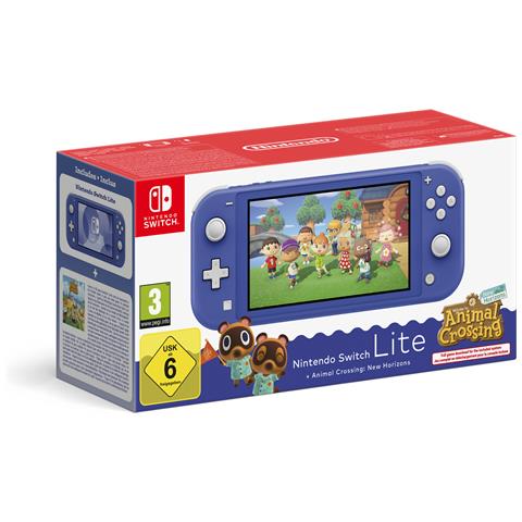 Console Switch Lite + Animal Crossing: New Horizons (blu) - Foto 1