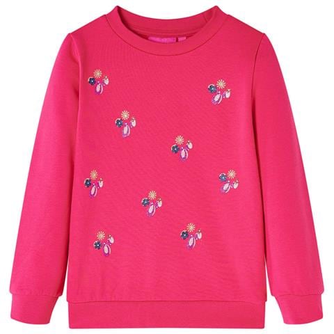 Felpa da Bambina Fucsia 128 - Foto 1