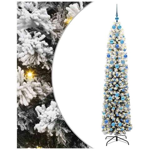 Albero di Natale artificiale con 300 LED Verde 210 cm - Foto 1