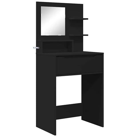 Tavoli da Trucco per Camera da Letto Nero 80 x 39,6 x 135 cm - Foto 1