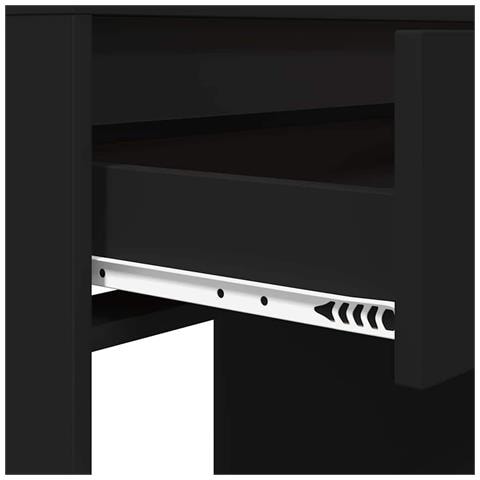 Tavoli da Trucco per Camera da Letto Nero 80 x 39,6 x 135 cm - Foto 9