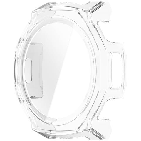 Custodia Protettiva In Pc Con Protezione Schermo In Vetro Temperato Compatibile Con Amazfit T-rex 3 Pro (44mm) Transparent - Foto 1