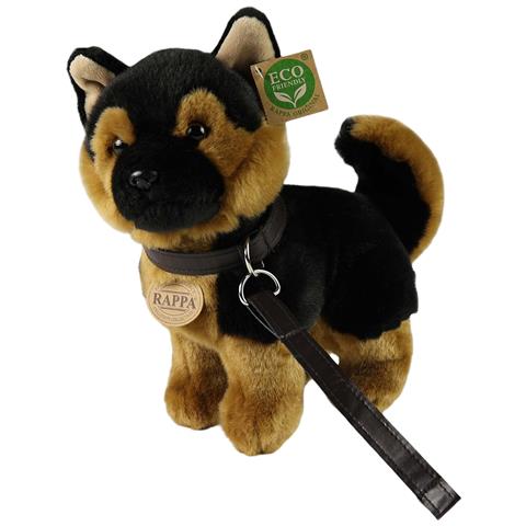 Peluche Pastore Tedesco 23cm Realista Ultra Morbido In Materiale Riciclato Ecologico, Noir / Marron - Foto 1