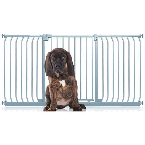 Bettacare Cancelletto Per Cani Elite Con Montaggio A Pressione, 170cm - 179cm, Grigio Opaco - Foto 1