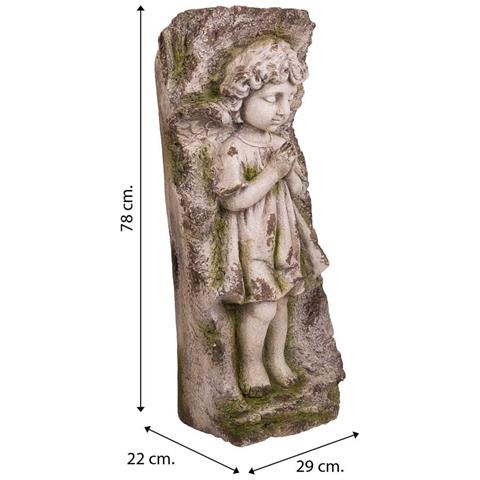 Fioriera Decorativa Da Parete In Magnesio 29x22x78h - Foto 7