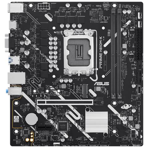 PRIME H810M-K Intel H810 LGA 1851 (Socket V1) micro ATX - Foto 1