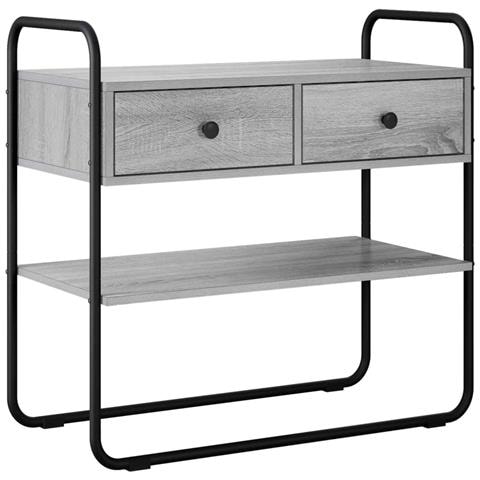 Tavolo consolle Sonoma grigio 100 x 40 x 75 cm - Foto 1