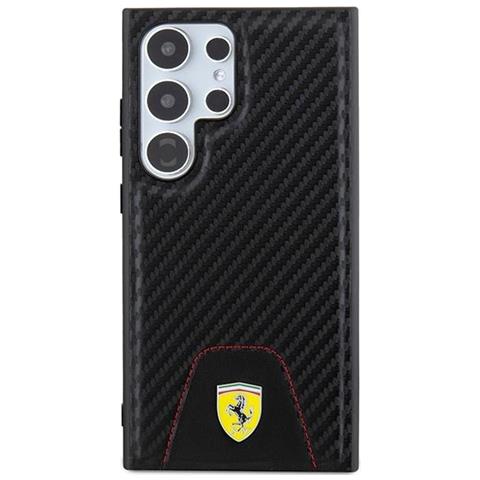 Custodia Inferiore Ferrari Carbon Per Samsung Galaxy S24 Ultra - Nera - Foto 7