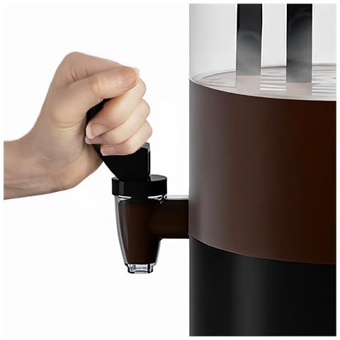 SHK900 Dispenser cioccolata calda, 1200W, acciaio inox, recipiente rimovibile da 6 L, termostato regolabile - Foto 2