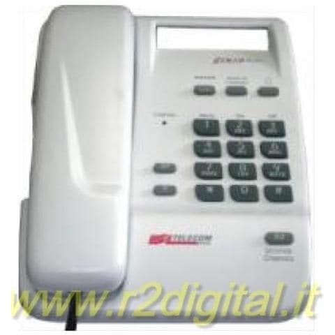 Telefono Fisso Sirio 2000 View Nero Bianco Rosso Display Lcd Id Caller Casa Ufficio - Foto 2