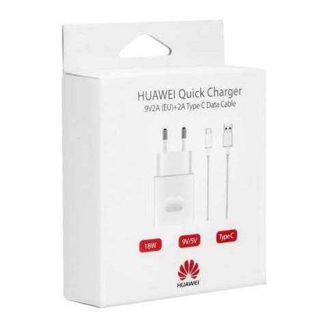 Fast Charger da 18 W Per Smartphone Huawei P20 P30 PRO P9 PLUS MATE 20 AP32 Colore Bianco - Foto 1