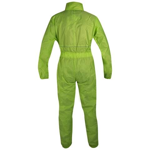Tuta Impermeabile Intera Anti Acqua Pioggia Alta Visibilità Riflettente Fluo M - Foto 4
