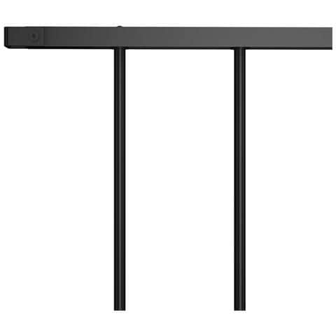Pannello Di Recinzione In Acciaio Verniciato 1,7x1,25 M Nero - Foto 2