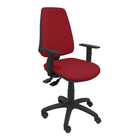 Crespo Piqueras E Modello 14s-chaise Ergonomica Da Ufficio Con Meccanismo Sincro Regolabile In Altezza E Ruote In Nylon-siège E Schienale Imbottiti In Tessuto Bali (bracci Regolabili In Altezza), Tessuto, Lilas, 109x46x46 Cm - Foto 1