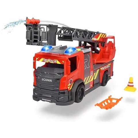 Camion Pompieri SoS Scania Fire Rescue Cm. 35 Rosenbauer, Luci E Suoni, +3 Anni - Foto 1