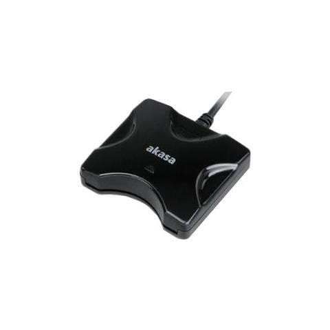 External Smart Card Read, USB 2.0, 65 x 60 x 18 mm, Nero, Windows 2000 / XP / VISTA / 7 Mac OS X - Foto 7
