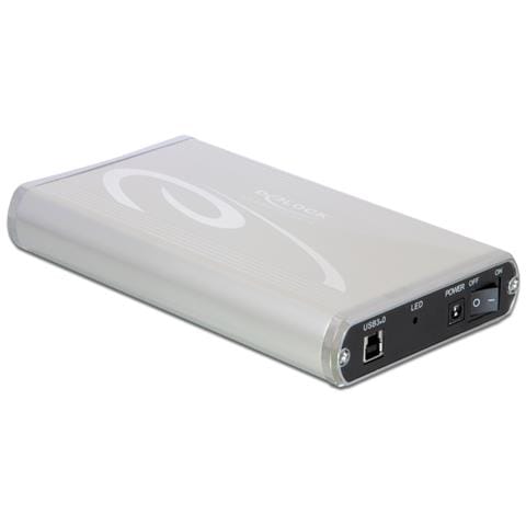 42478, 8,89 cm (3.5") , SATA, Grigio, Alluminio, Windows 2000 / XP / XP-64 / Vista / Vista-64/7/7-64 Linux 2.6, 120 x 206 x 31 mm - Foto 2