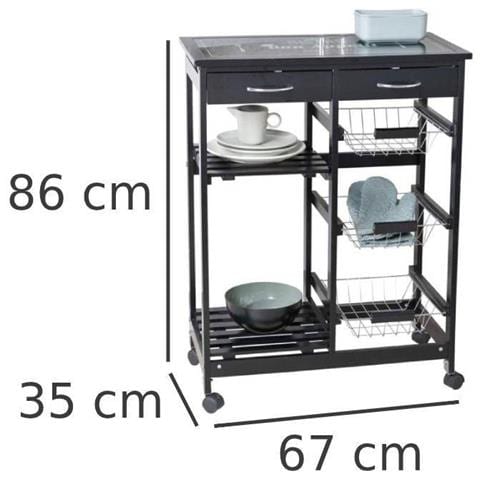 Carrello Angolo Cottura Bon Appetit, Multifunzionale, - Foto 6