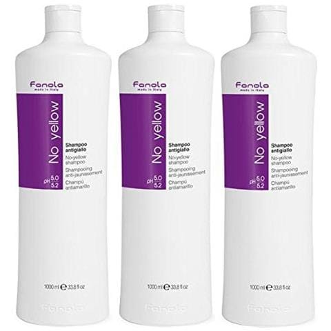 No Yellow Shampoo, 33,8 Fl Oz, 1000 Ml (confezione Da 3) - Foto 1
