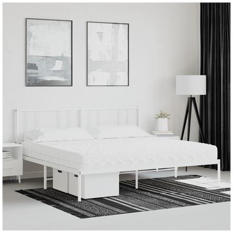 Materasso in Schiuma Bianco 200x200 cm Durezza H2 H3 - Foto 2