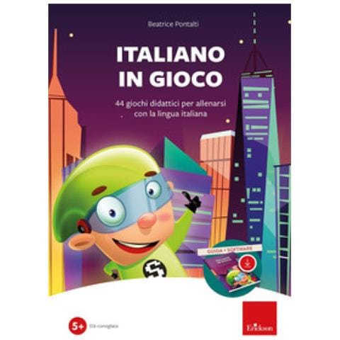 Beatrice Pontalti - Italiano In Gioco (kit). 44 Giochi Didattici Per Allenarsi Con La Lingua Italiana. Nuova Ediz. Con Software - Foto 1