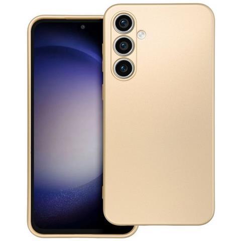 Custodia Tpu Silicone Cover Case Per Samsung Galaxy A55 5g Sm-a556 Gold - Foto 1