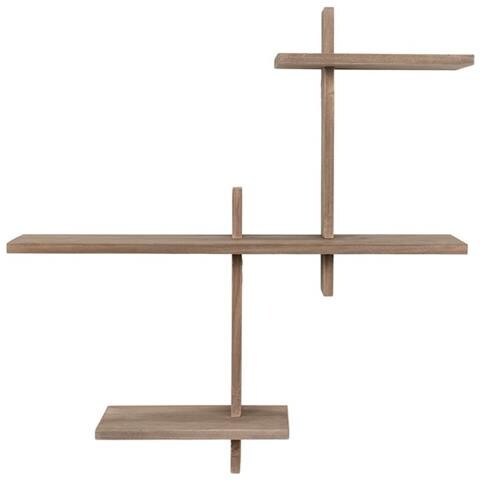 Mensola Gavi - Marrone - Legno - 15x53x56 Cm - Foto 1