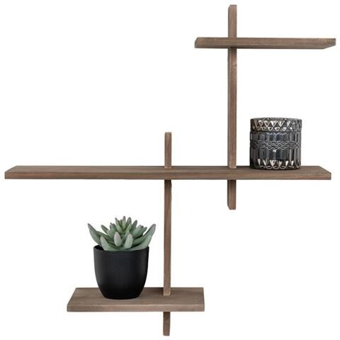 Mensola Gavi - Marrone - Legno - 15x53x56 Cm - Foto 5