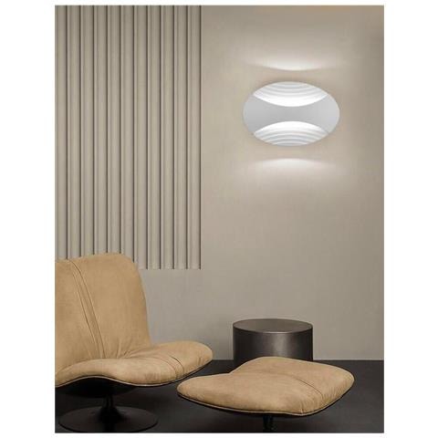 Applique Led 6 Watt Da Parete 3 TonalitÀ Luce Bianca Calda Naturale Aq15 Bianco - Foto 1