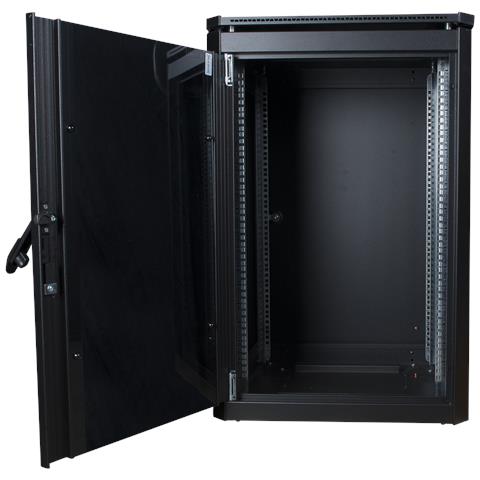 LOGON RDL16U68BL rack 16U Rack indipendenti Nero - Foto 2