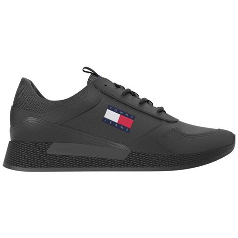 Flexi Sneakers Pelle Scarpe Uomo Nero Eu 44, Em0em01409 Bds - Foto 2