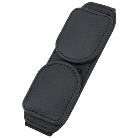 Clip Per Occhiali In Pelle Per Visiera Dell'auto Black - Foto 1
