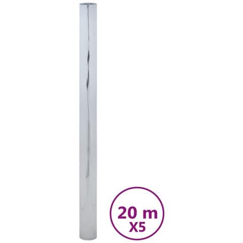 Pellicole Solari Statiche 5pz Effetto Riflettente Argento Pvc - Foto 2