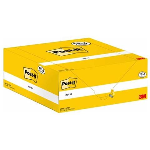 Post-it 653-cy-vp24 Pouch Autoadesiva Rettangolo Giallo 100 Fogli - Foto 2