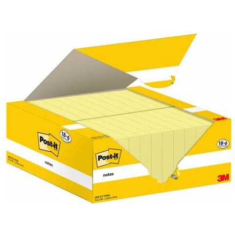 Post-it 653-cy-vp24 Pouch Autoadesiva Rettangolo Giallo 100 Fogli - Foto 1