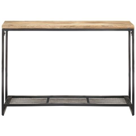 Tavolo Consolle 110x35x75 Cm In Legno Massello Di Mango - Foto 1