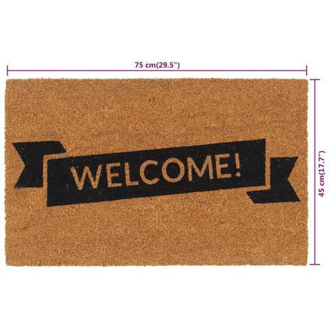 Zerbino Naturale 45x75 Cm Fibra Di Cocco - Foto 6