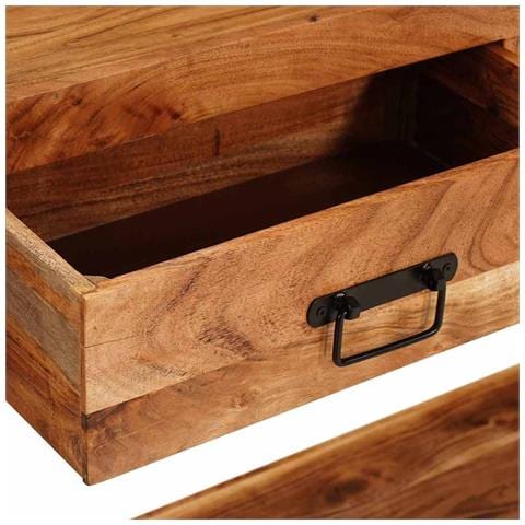 Tavoli consolle Altro 2 pcs Marrone Legno massello di acacia - Foto 9
