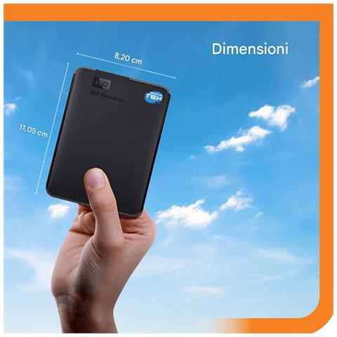 Wd Elements 5tb Hard Disk Esterno Usb 3.0 Portatile Hdd Disco Rigido Backup - Foto 2