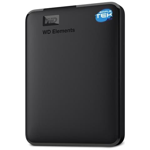 Wd Elements 5tb Hard Disk Esterno Usb 3.0 Portatile Hdd Disco Rigido Backup - Foto 1