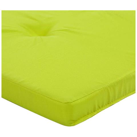 Cuscino per Sedia 2 pcs Verde acceso 58 x 77 x 4.5 cm - Foto 9