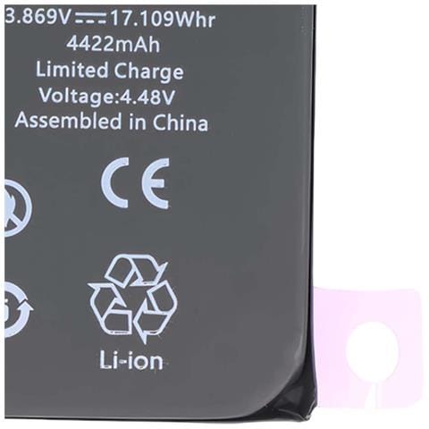Batteria Diagnostica Per Iphone 15 Pro Max Li-polimero 3,86v 4422mah 17,1 Wh - Foto 4