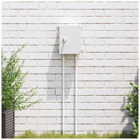 Armadietto di Controllo Grigio 18 x 13 x 24 cm Plastica ABS - Foto 2