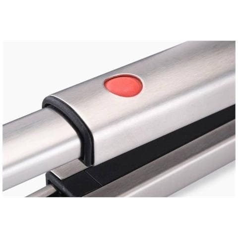 Set Grillout Tre Pezzi Per Barbecue Con Forchetta Spatola E Pinze Manico Retrattile Acciaio Inox Drenaggio Grassi Utensili Smontabili Acciaio Inox - Foto 6