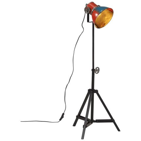 Lampada da Terra 25 W Multicolore 35x35x65/96 cm E27 - Foto 1