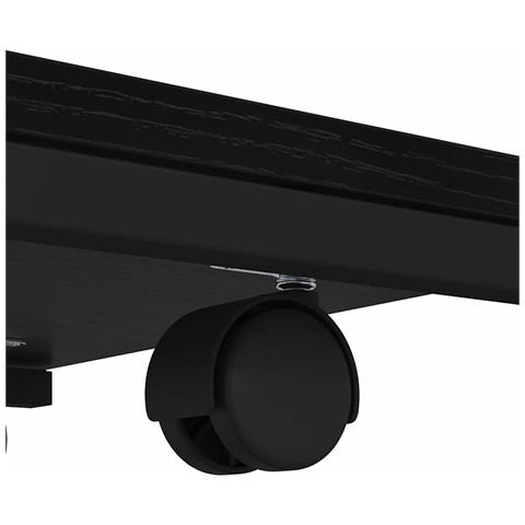 Tavolo laterale Rovere Nero 50 x 35 x 55.5 cm Legno multistrato - Foto 9