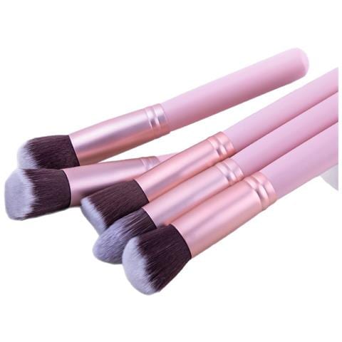 Set Di 27 Pennelli Da Trucco Rosa - Kit Completo Ombretto, Fondotinta E Beauty Blender - Foto 2