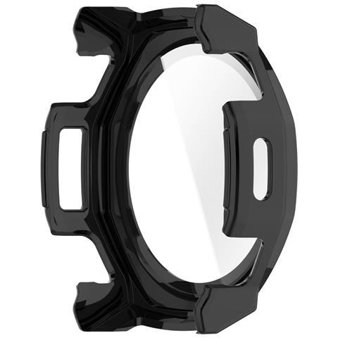 Custodia Protettiva In Pc Con Protezione Schermo In Vetro Temperato Compatibile Con Amazfit T-rex 3 Pro (44mm) Black - Foto 2