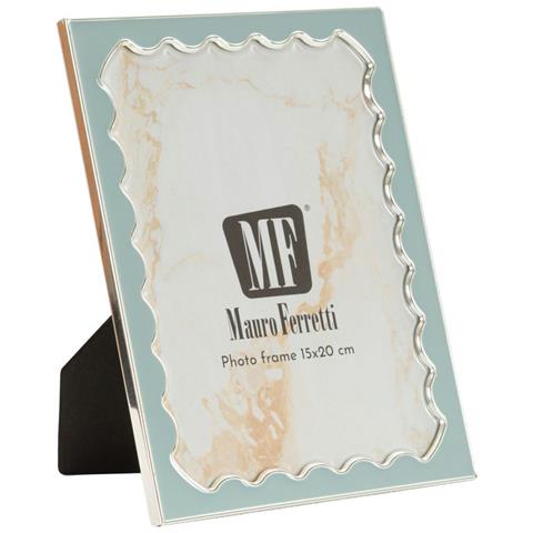 Cornice Portafoto Juliette Celeste In Zinco Argento 12,5x17,5 Cm - Foto 1